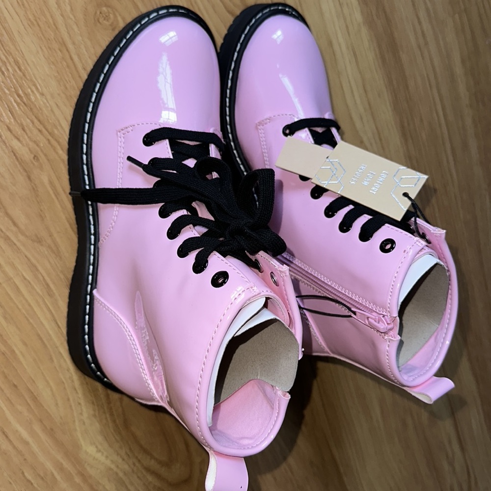 Madden NYC pink boots